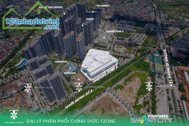 BÁN CĂN SHOPHOUSE F-ZONE TẠI VINHOMES SMART CITY DIỆN TÍCH 90M MỞ CỬA 24-24 - 5