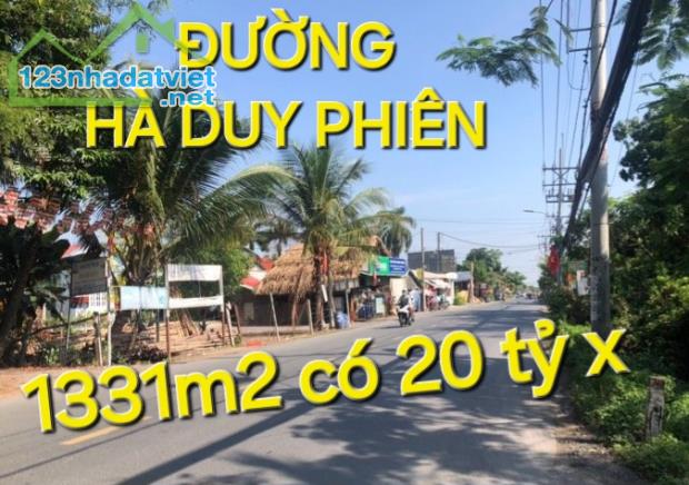 1331m2 có 20 tỷ x Mặt Tiền Khủng Hà Duy Phiên Củ Chi TP.HCM - 1