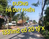 Mặt Tiền Khủng 1331m2 có 20 tỷ x hà Duy Phiên Củ Chi TP.HCM