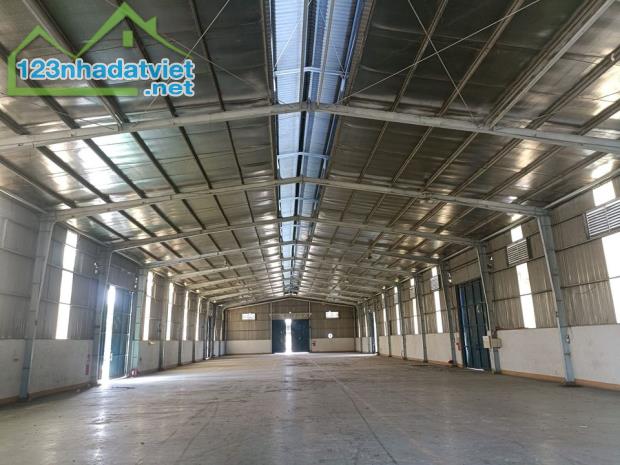 Cho thuê kho xưởng 2000m2 đến 10,000m2 Măt tiền QL 1A