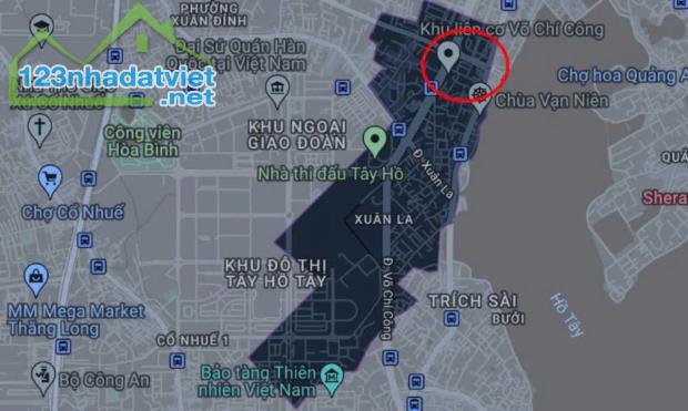 Bán 230m đất thổ cư, Xuân La, Tây Hồ, 3 thoáng, ô tô vào nhà