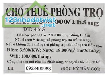 Chính chủ cho thuê phòng trọ giá rẻ tại 168/15 Bình Trị Đông, Bình Tân, TPHCM - 3