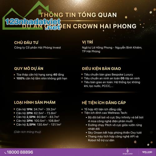 GOLDEN CROWN HAI PHONG - KIỆT TÁC BẤT ĐỘNG SẢN ĐẾ VƯƠNG TẠI HẢI PHÒNG - 1