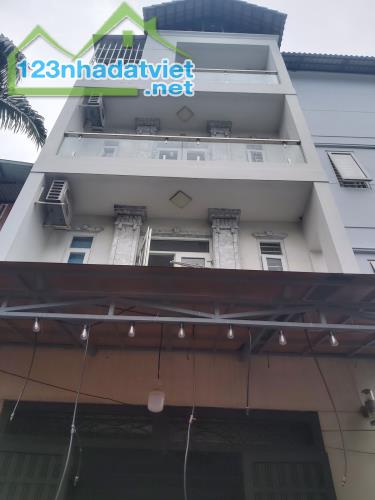 HẺM ÔTÔ THÔNG 2 MẶT TIỀN - BÁN NHÀ 5 TẦNG KHU BIỆT THỰ LÀNG HOA P9 QUẬN GÒ VẤP
