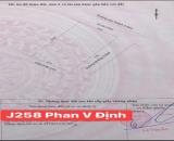 BÁN ĐẤT J258(ngang 8,3m) ĐƯỜNG PHAN VĂN ĐỊNH- HOÀ KHÁNH BẮC-LIÊN CHIỂU