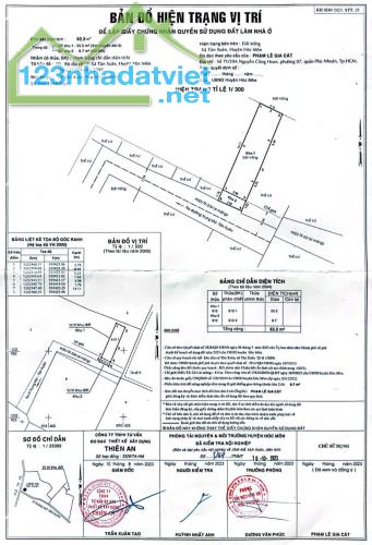 BÁN ĐẤT TÂN XUÂN HÓC MÔN:4X16(64M2) GIÁ :580 TRIỆU - 3