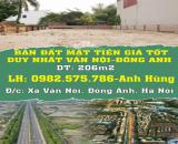 CHÍNH CHỦ BÁN ĐẤT MẶT TIỀN GIÁ TỐT DUY NHẤT VÂN NỘI-ĐÔNG ANH