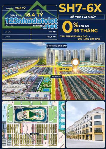 💎 SIÊU PHẨM SHOPHOUSE SH7-6X Áp góc  OCEPAK 2_CHIẾT KHẤU CAO_KHÔNG TRẢ GỐC LAIC 36 THÁNG