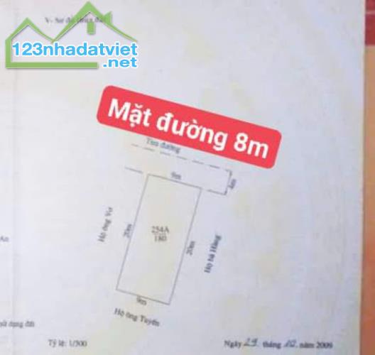 Chính chủ gưi bán lô 180 M mặt đường Tràng Cát Hải An - 1