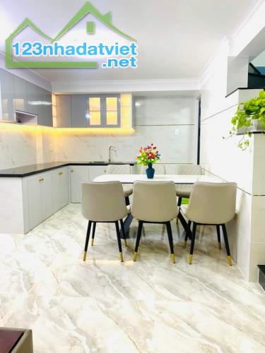 Bán nhà Hẻm 3m Thống Nhất, P.16, GV, 4.5 x 9.5m, 4 tầng, giá: 5.25 tỷ tl - 2