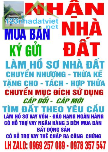 Nhận mua bán ký gửi nhà đất làm hồ sơ nhà đất