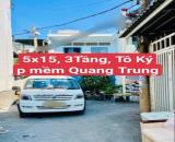 Bán gấp nhà 3TẦNG 75M2 NGANG 5M CHỈ HƠN 3TỶ TÔ KÝ, PM QUANG TRUNG Q.12