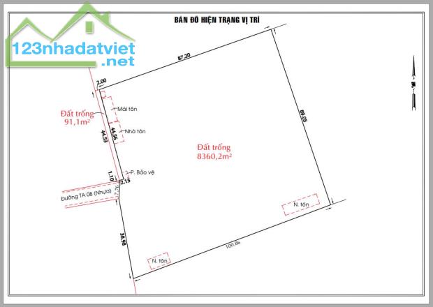 Đất Mặt Tiền Thới An Trung Tâm Q12- 85m x90m-7710m2 Chỉ 90Tỷ - 1