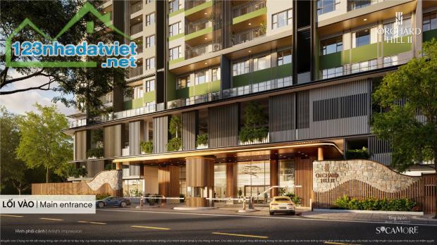 Căn hộ Orchard Hill 2PN2WC 93m2 chỉ 3tỷ900 Cho Thuê 22tr/tháng Sycamore Bình Dương