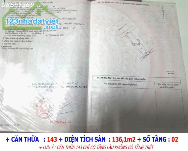 CHÍNH CHỦ BÁN GẤP 2 CĂN NHÀ MẶT TIỀN SỐ 3, SỐ 4 Đường Lý Tự trọng, Thành Phố Long Xuyên, - 4