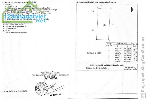 Cần Bán thửa đất vườn Nhơn Trạch xã Phước An diện tích 4000m2 - 2