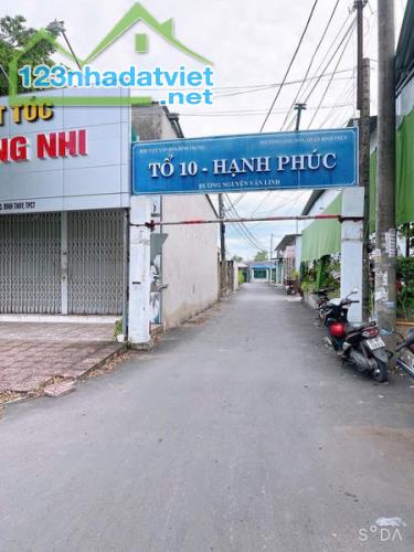 bán đất nền thổ cư 100m2 kdc hạnh phúc lộ ô tô tới nền giá 1.35 tỷ