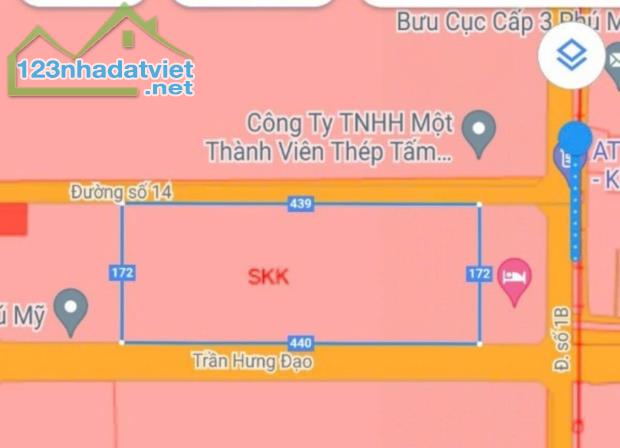 Bán đất SKK tại KCN Phú Mỹ 7,5ha giá 230 tỷ