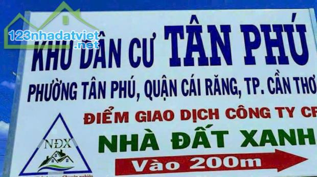 BÁN NHANH DÃY TRỌ VỊ TRÍ 2 MẶT TIỀN HIẾM CÓ - GIÁ TỐT TẠI KDC TÂN PHÚ - CÁI RĂNG - CẦN THƠ