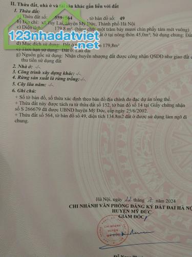 Tài chính chỉ 420 triệu đã có hộ khẩu Tuy Lai - Mỹ Đức - Hà Nội.