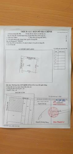 Bán đất 2 mặt tiền Gò Hưu, gần chợ Mỹ Hạnh Nam. 19x20, 376m2, full thổ, 4,5 tỷ