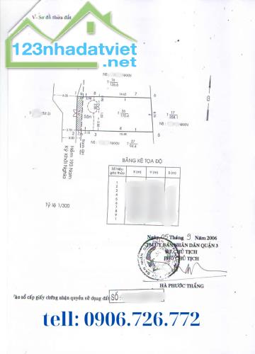 bán biệt thự hẻm 193 Nam Kỳ Khởi nghĩa , 8,7x20m , 3 tầng đúc giá 36 tỷ - 1