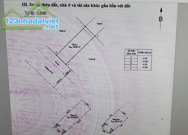 Bán nhà liền kề Dự Án Việt Phát - Lê Chân, 63m 4 tầng, hướng Tây, GIÁ 5 tỉ - 3