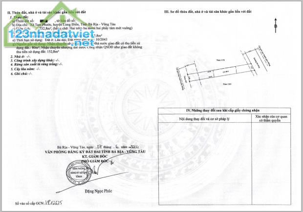 LONG ĐIỀN - ĐẤT THỔ CƯ CHÍNH CHỦ ĐỊNH CƯ, ĐẦU TƯ ĐỀU ĐƯỢC, PHÁP LÝ ĐẦY ĐỦ - 4