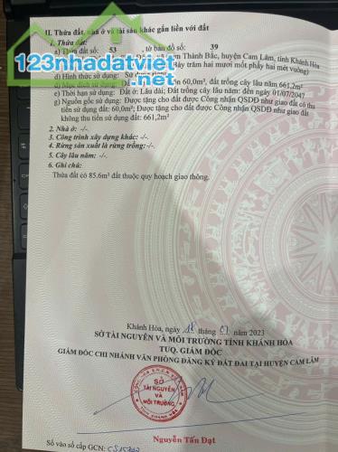 Đất Đẹp - Giá Tốt - Chính Chủ Cần Bán Lô Đất Vị Trí Đẹp Tại Xã Cam Thành Bắc, Cam Lâm