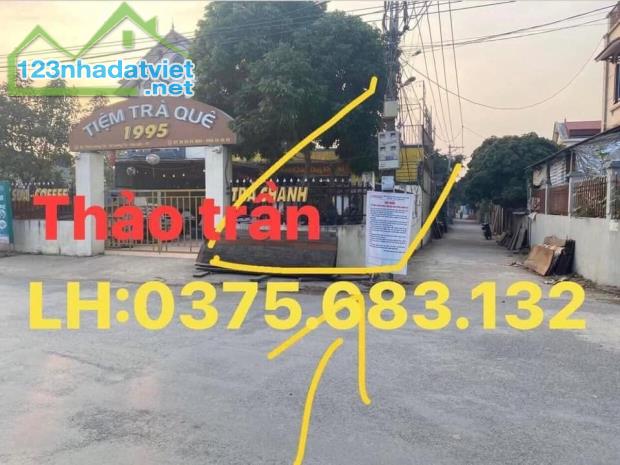 Mình cần tiền bán gấp lô đất dt: 139,7 m2 lô góc  Vị trí tại Lương Tài -Văn Lâm h