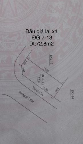 Bán đất đấu giá Lai Xá, sát Đại Học Thành Đô,lô góc, hướng Đông Nam: 72m2*đường 10m* sẵn s