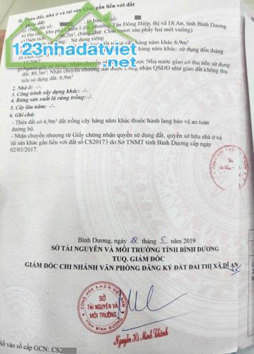 Bán đất góc 2MT gần Ngã Tư Chiêu Liêu, Chợ Đông Thành 300m, p.Tân Đông Hiệp, Tp.Dĩ An - 2