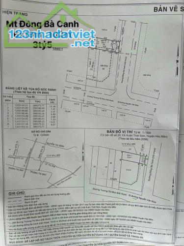 Bán Gấp Lô đất (6x22) Mặt Tiền Trương thị Như, Xuân Thới Sơn, Hóc Môn. Chỉ 3.5T/1 nền. - 3