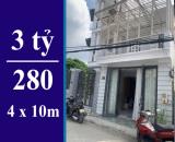 BÁN NHÀ MẶT TIỀN HẺM XE HƠI PHẠM HỮU LẦU, NHÀ BÈ. DT: 4 X 10M, 1 LẦU, SỔ HỒNG RIÊNG