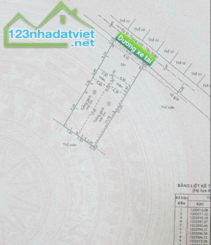 HÓC MÔN, BÁN NHÀ C4 ĐƯỜNG TRUNG MỸ - TÂN XUÂN, DT 8.5x21.5m - 1