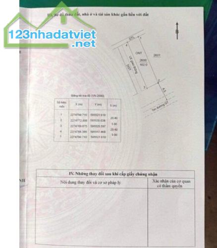 EM CÓ LÔ ĐẤT TẠI XÃ ĐÔNG CƯỜNG HUYỆN ĐÔNG HƯNG TỈNH THÁI BÌNH GIÁ 1TY 800TR DT 102M2 08328