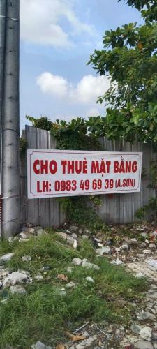 CHO THUÊ MẶT BẰNG THÍCH HỢP LÀM BÃI XE CONTAINER .