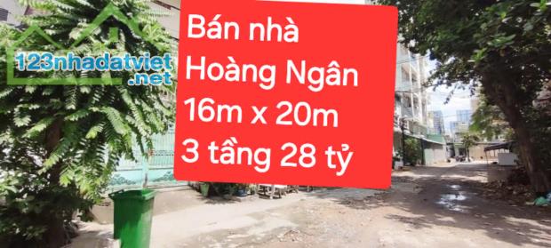 Bán nhà xe container 320m2 Hoàng Ngân phường 16 quận 8 giá chỉ 26,5  tỷ