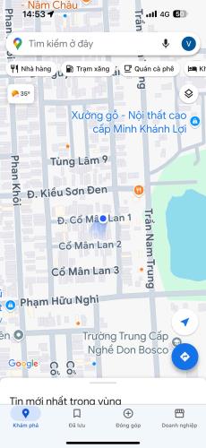 Bán đất đường Cổ Mân Lan 1 hướng Nam, Hoà Xuân Cẩm Lệ giá rẻ - 2