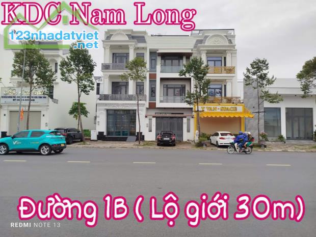 BÁN NHÀ KHU NAM LONG CẦN THƠ - ( Đường 1B lộ giới 30M)