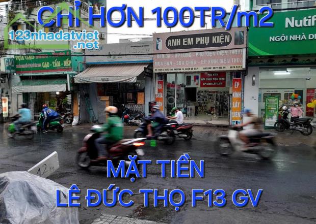 Gấp 100tr/m2 Mặt Tiền 95m2 có 10,5 tỷ Lê Đức Thọ Gò Vấp TP.HCM - 4