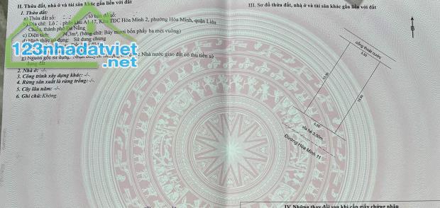 🔴💥Bán đất đường Hòa Minh 11 - Sát Trần Đình Tri - 1