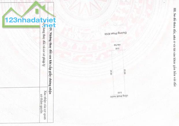 Bán Đất MT đường 7.5m Phan Khôi kề lô góc ngã tư - P. Hoà Xuân, TP. Đà Nẵng