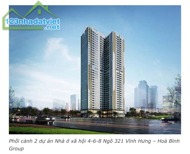 CHUNG CƯ 4-6-8 VĨNH HƯNG - TIỆN ÍCH CAO CẤP - VĂN MINH - HIỆN ĐẠI - 70m2 - 1.61 tỷ - 1