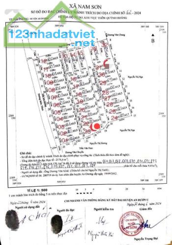 Bán Đất Quỳnh Hoàng,An Dương.62,8m2.Mặt 5,62m.Đường 5m. Chỉ 1,35 tỷ - 1