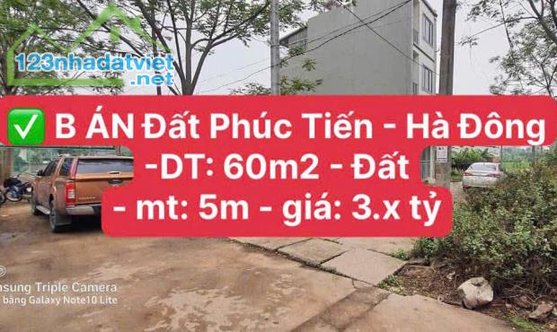 ĐẤT ĐẸP - GIÁ TỐT - Vị Trí Đắc Địa Tại Đường Phúc Tiến, Quận Hà Đông, Thành phố Hà Nội