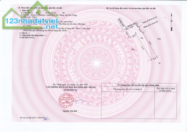Bán 03 Lô Đất Liền Kề Tổng DT 3095m2 Mặt Tiền Kênh Nhân Lực, Gần Bệnh Viện Đa Khoa Sóc - 2