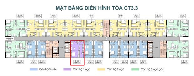 Bán căn 1 ngủ tầng 15 Elite Tower căn đẹp nhất dự án giá siêu tốt.