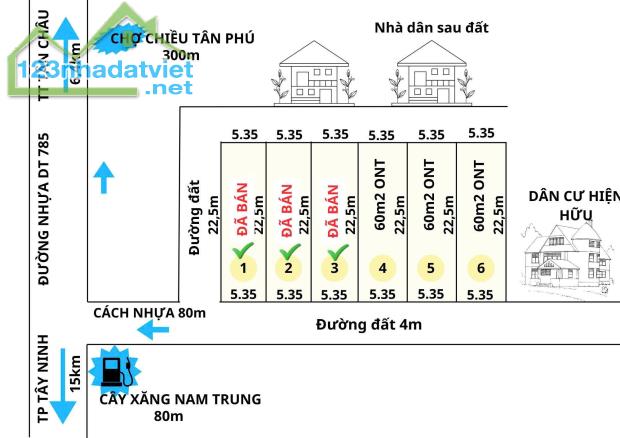 Bán Đất Xã Tân Phú, Huyện Tân Châu, Tỉnh Tây Ninh - 3