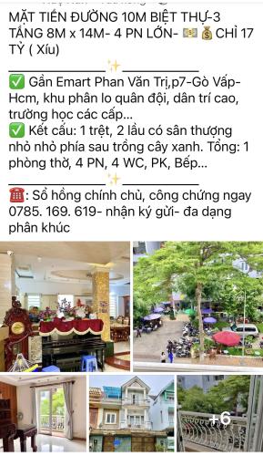 SIÊU PHẨM MỚI MẶT TIỀN-DÒNG TIỀN THỤ ĐỘNG 50TR/TH - THANG MÁY -NGUYỄN VĂN KHỐI-GÒ VẤP. HCM - 10